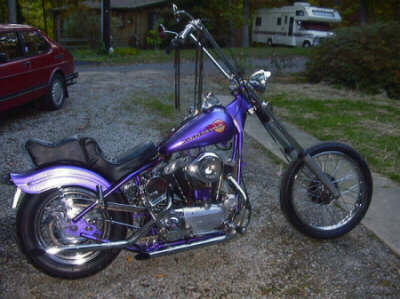 This is my 1969 XLCH chopper (the family heirloom)